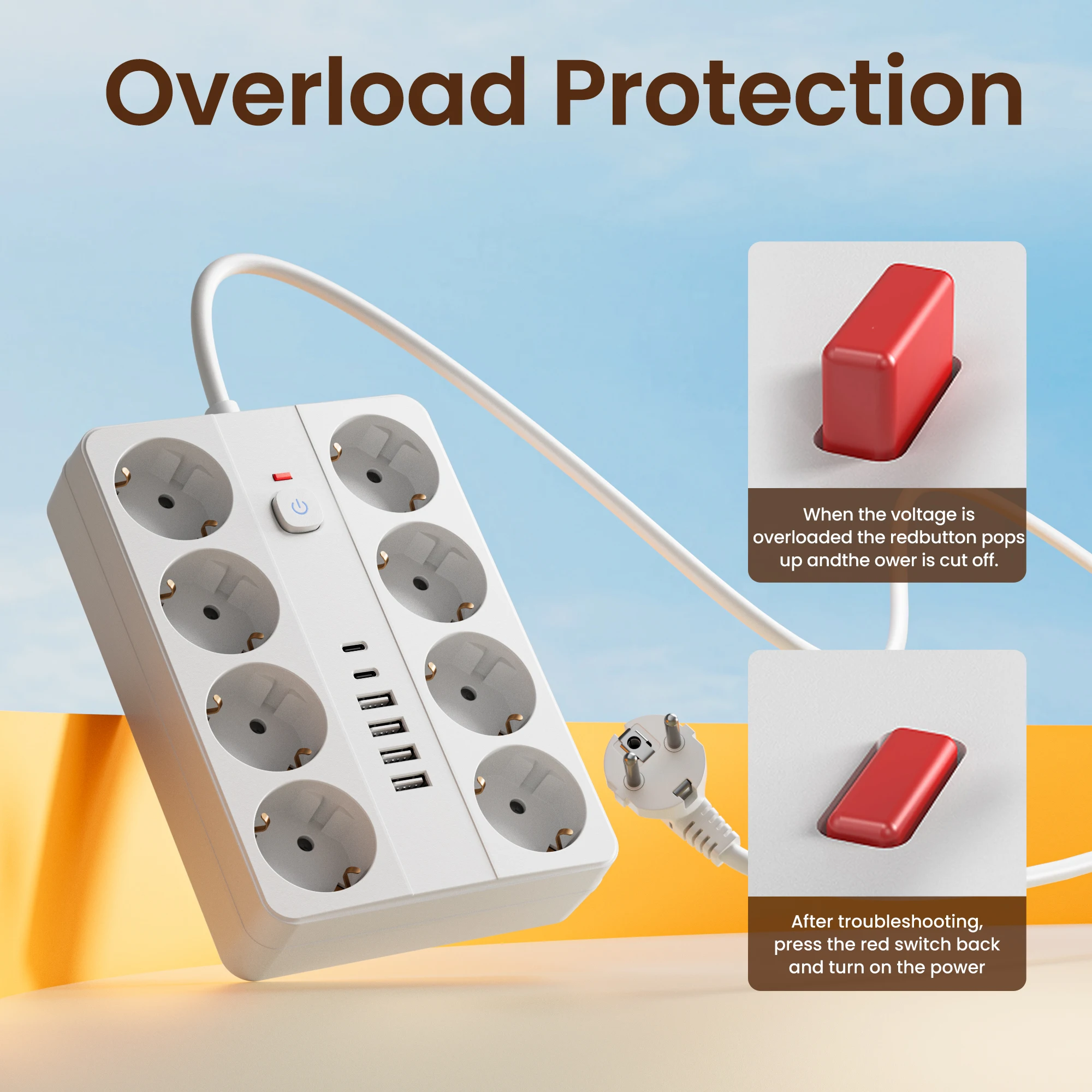 Thumbnail 2 - #22 Cheapest Surge Protection Sockets Deals You Can Get