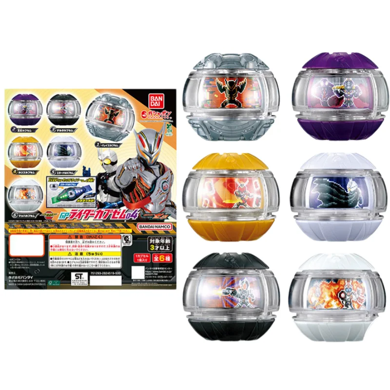Novo em Estoque Bandai Kamen Rider Zetz GP Gashapon Cápsula Vol. 04 Acessórios de Ligação Coleção de Cápsulas Kamen Rider Ouja Eternal