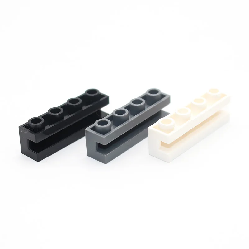 15pcs MOC Elements Brick Parts 2653 Brick Modified 1 x 4 with Groove Classic Piece Building Block Toy Accessory Bricklink