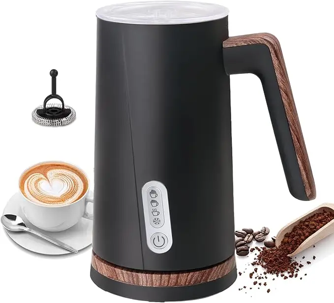 

Commercial Heated Milk Steamer Milk Foam Machine Automatic Electric Milk Frother