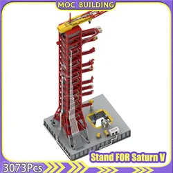 Rocket Launch Space Launch Pad for Saturn V Model MOC Building Blocks Construction Toys Gifts Creative Present