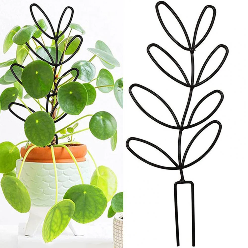 Enrejados para plantas de interior, soporte para escalada, decoración de enredadera de jardín, arreglo de hierro en maceta al aire libre, 12,4 pulgadas