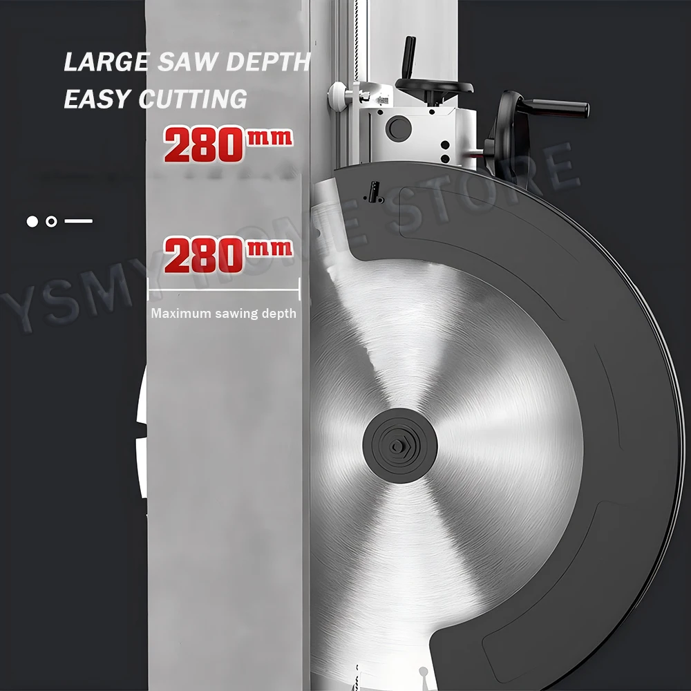 Wall Slotting Machine electric orbital cutter Concrete change window industrial wall saw Hand crank wall-cutter depth cut 28cm
