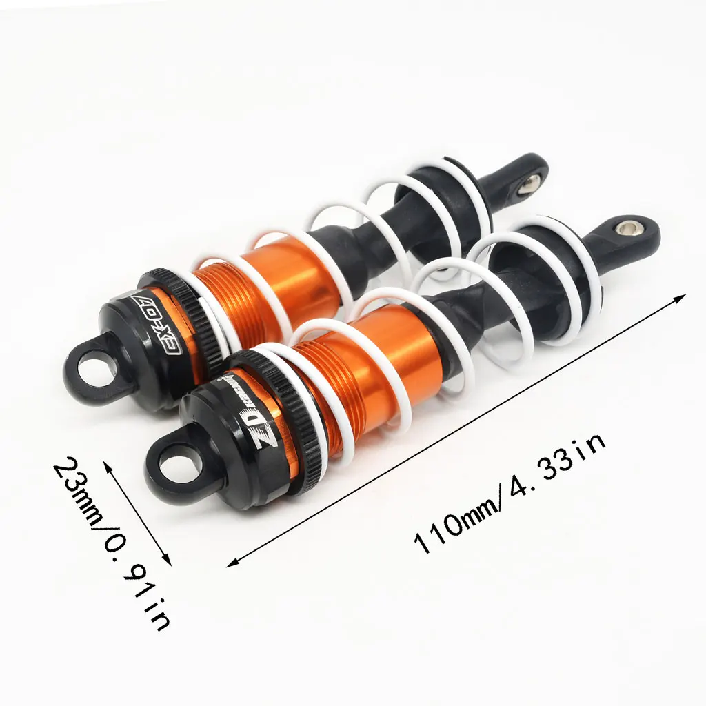 ZD Racing Shock Absorber 110mm Damper Suspension 8501 8502 8503 shafts for 1/8 1/7 ZD Racing EX07 JLB HSP EM HPI RC Racing Car