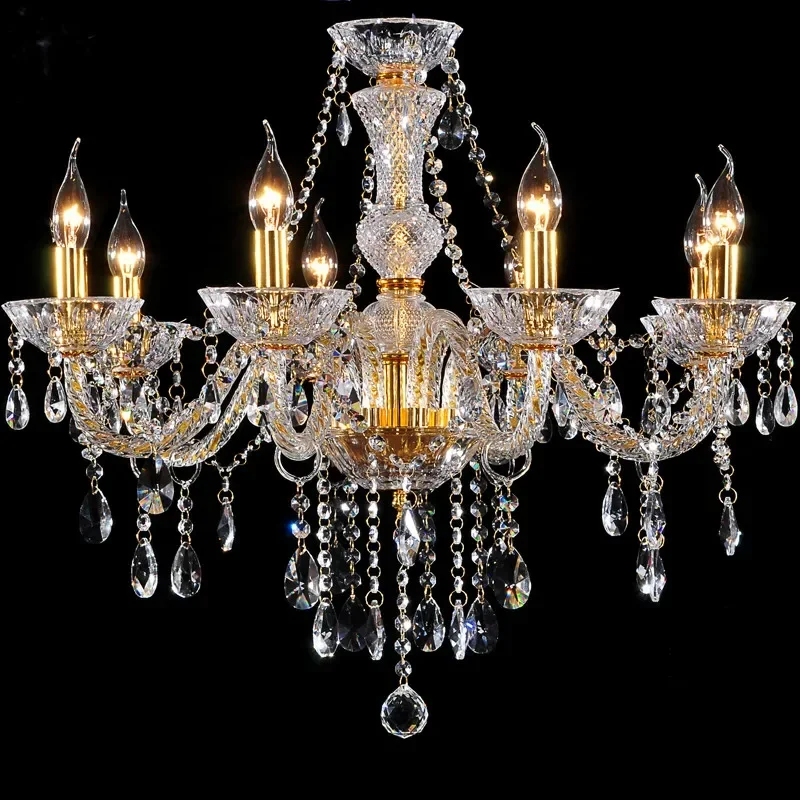Chandelier 8 light Modern fashion gold crystal lamp crystal chandelier light fashion crystal chandelier lighting
