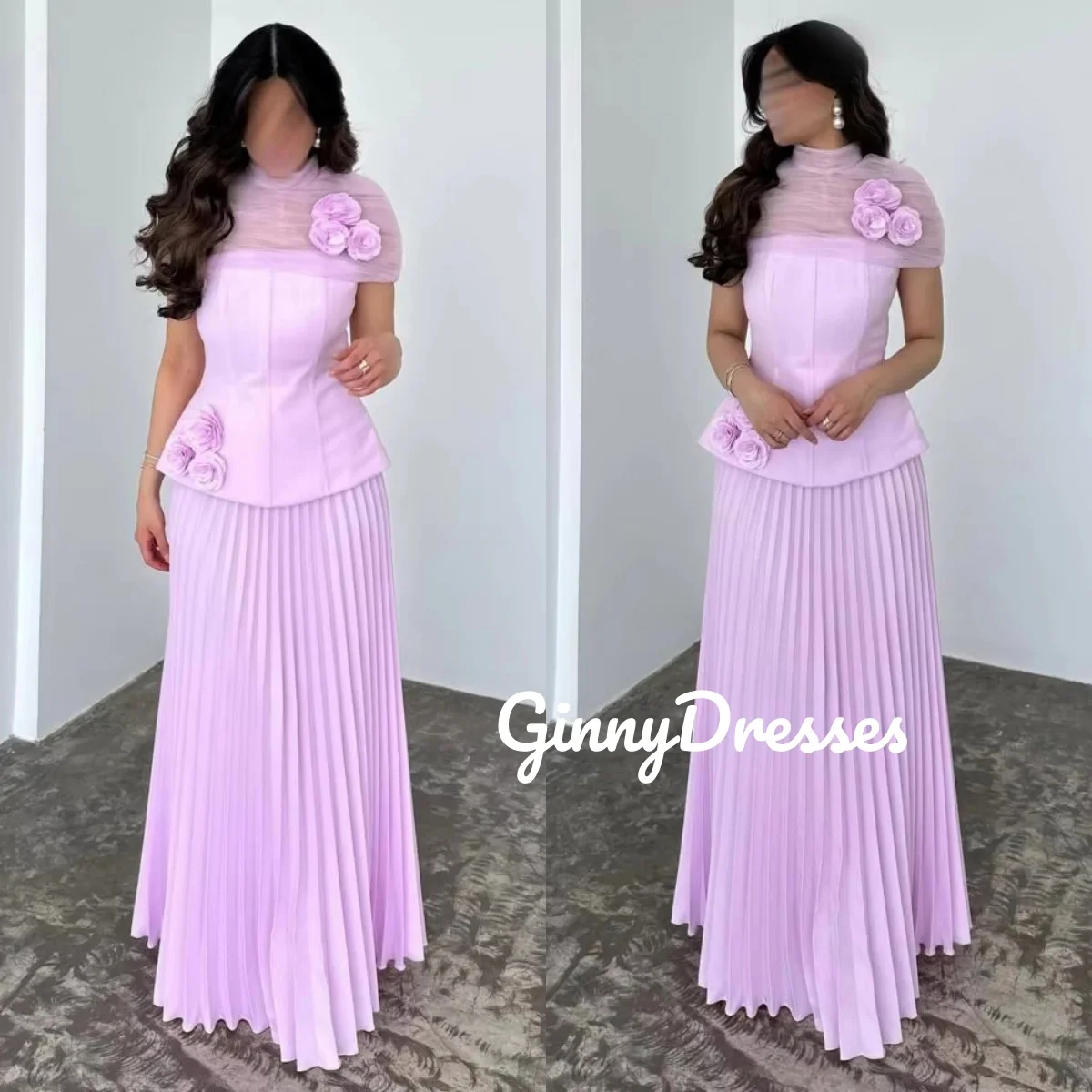 

Customize Scoop Neckline فستان حفلات الزفاف A-Line Floor-Length Wedding Party Dress Flowers Zipper Up Cap Straps Birthday Dresse