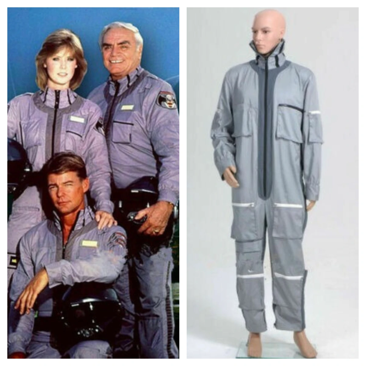 Airwolf Flightsuit Jumpsuit Costume Uniform Flight Suit Tailored