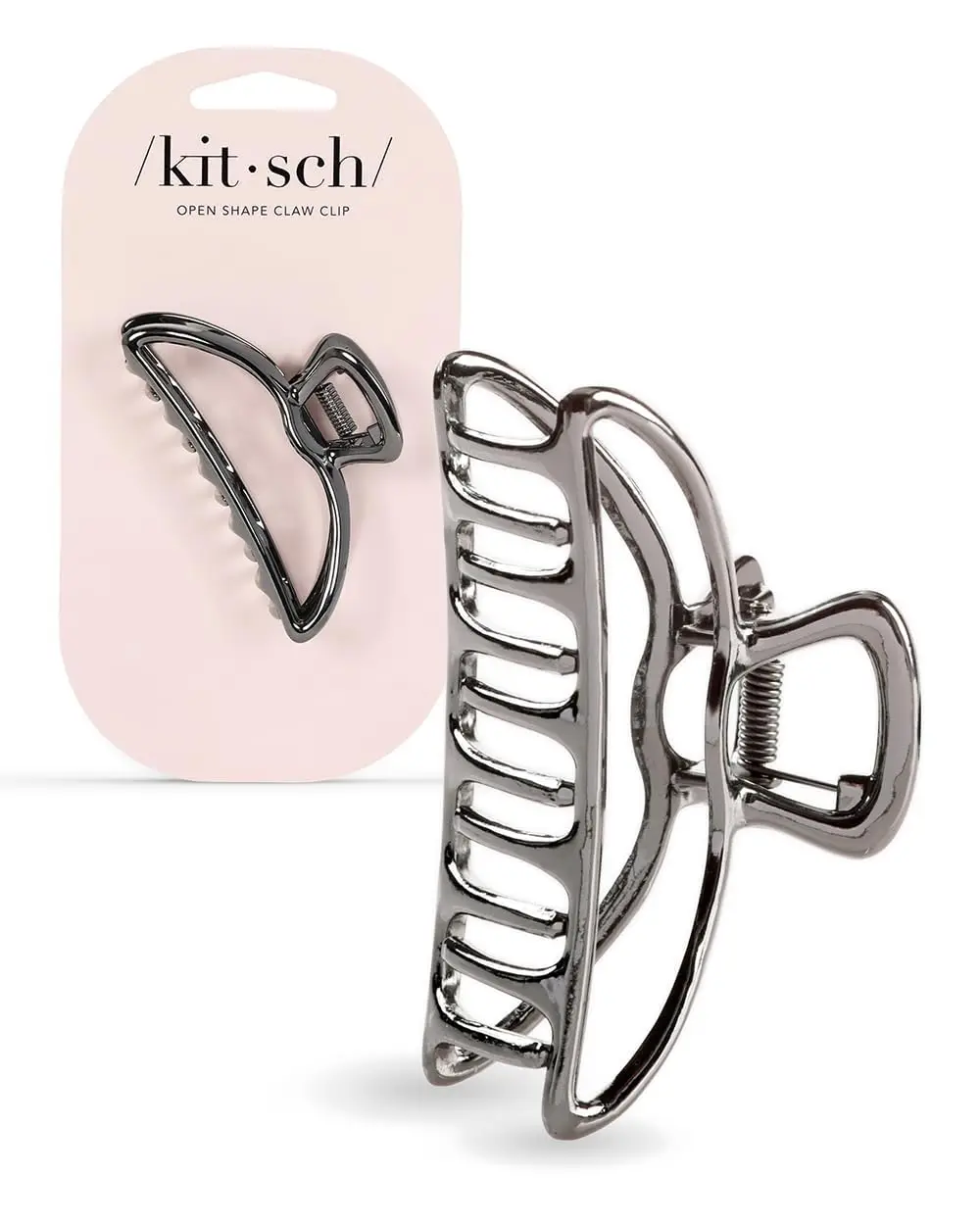 

Elegant Metal Hair Clips for Women - Durable Claw Clips, Stylish Everyday & Occasion Wear - Hematite | Perfect Gift, 1 Piece