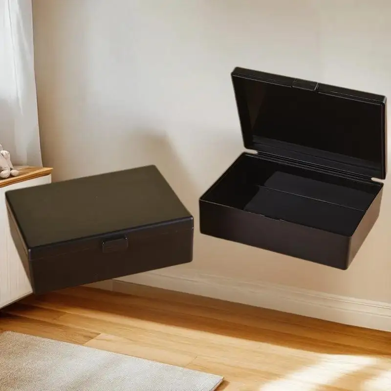 Latest Transparent Plastic Box for Desk Organization, Small Card Storage and Photocard Sorting