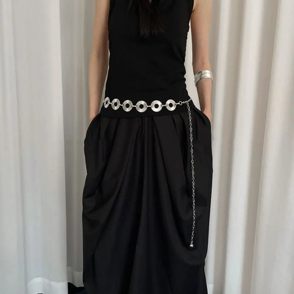 خمر البطن سلسلة البوهيمي الخصر سلاسل معدنية العرقية نمط حزام ملابس سلاسل زنار مجوهرات شرابة الجسم سلسلة النساء