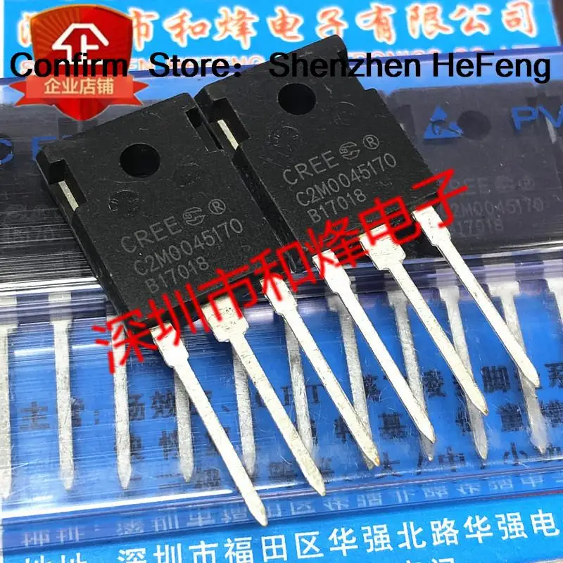 

10PCS C2M0045170 C2M0045170D TO-247 1700V 72A ORIGINAL Quick Delivery In Stock