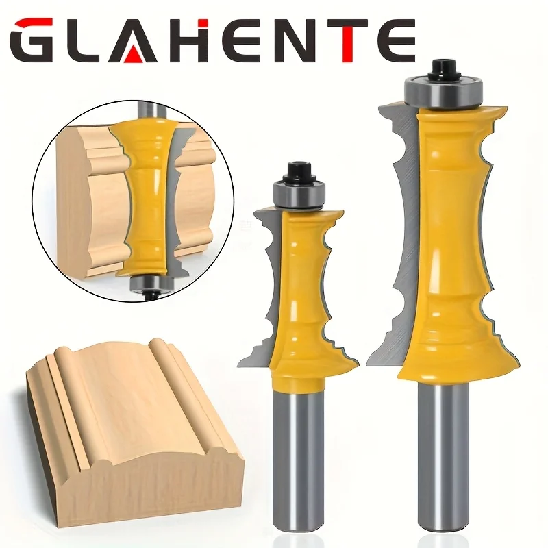‌8mm Shank Router Bit - 1PC Woodworking Cutter for Drawer Panels, Cabinet Trim & Door Frame Edges, Precision Edge Profiling‌