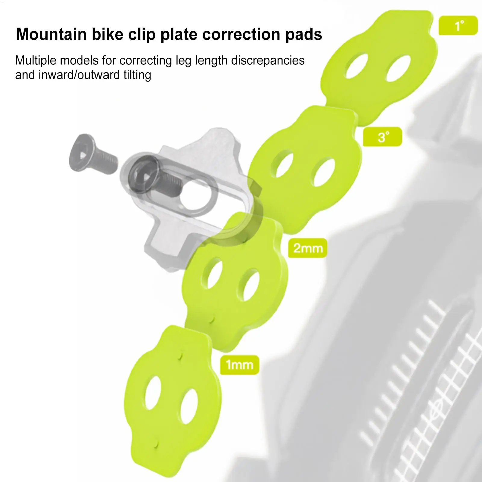 Road Bike Cleats Cycling Shoe Clips Replacement Pedal Adapter Parts For Mountain Gravel Bike Spin Indoor Training Daily Riding