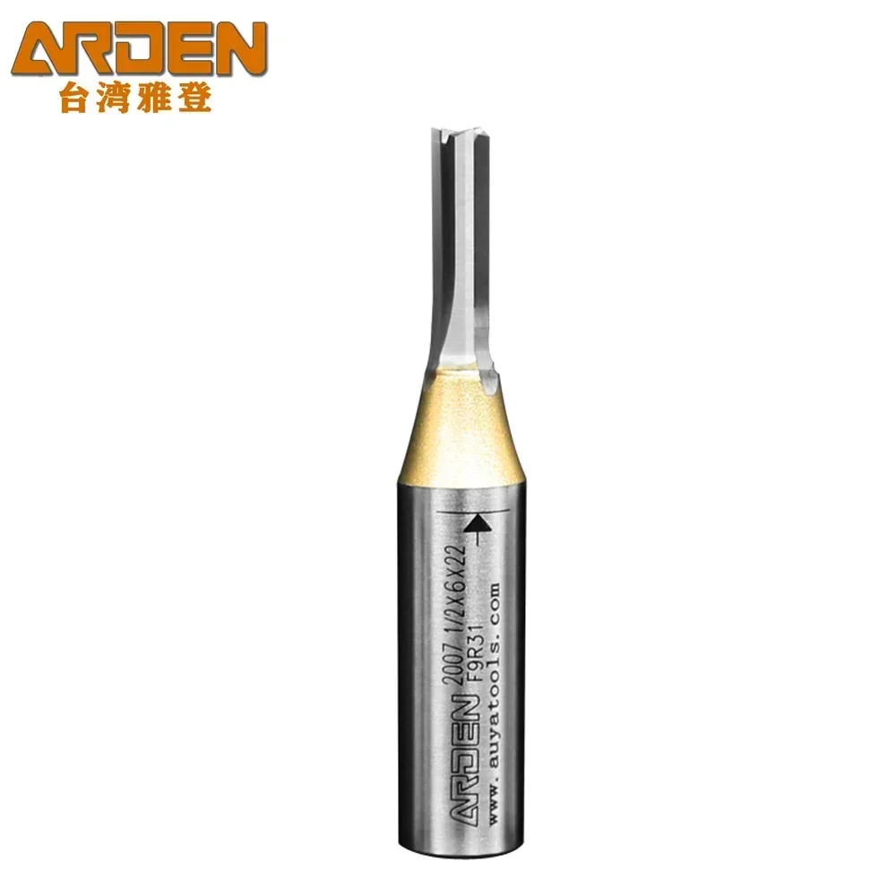 ARDEN TCT 3 Flutes Straight Multifunctional Cutting Router Bit Drilling Trimming Engraving Wood MDF Woodworking Milling Cutter