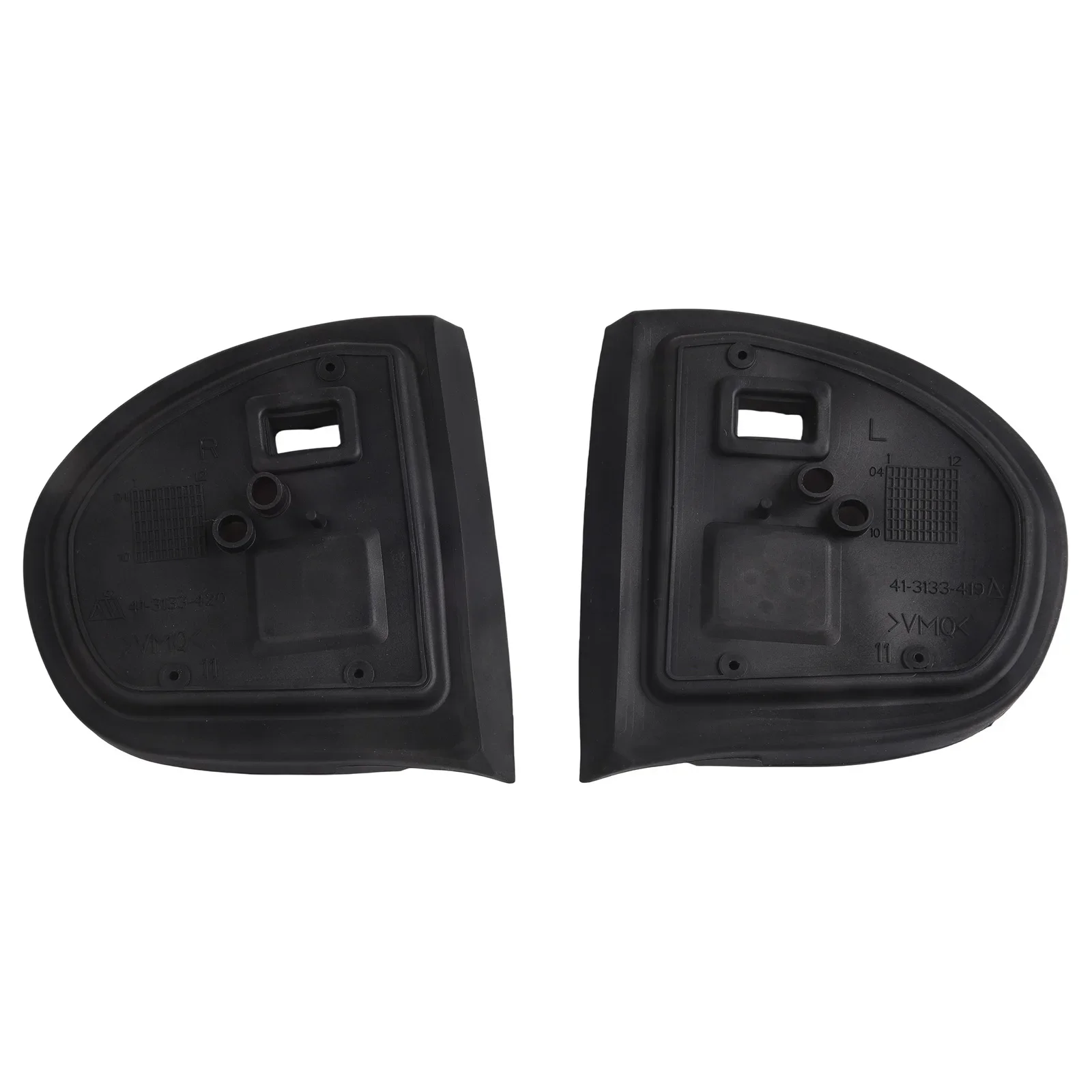 Car Mirror Seals Exterior Mirror Gasket Manual Fold Adjustment Smooth Black Finish As Shown In The Figure Car Maintenance