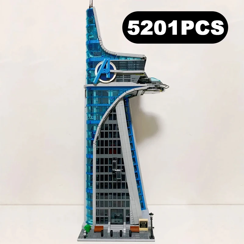 

5201PCS Avengered Tower Modular Model Building Block Assembly Brick Super Hero Tower Architecture Toys For Boy Christmas Gifts