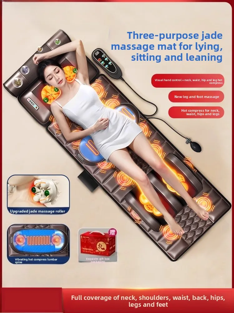 

Массажер для шеи, талии, спины, всего тела, автоматическая многофункциональная массажная подушка, домашнее кресло, электрический матрас