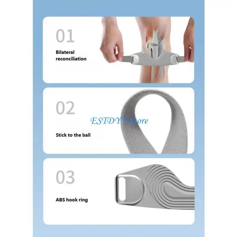 G6DE Soft Pressurize Sport Knee Wrap Adjustable Strap Cushions Pressure Knee Pad
