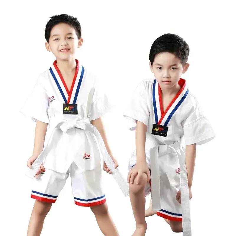 Taekwondo Dobok WTF Approved Professional Martial Arts Wear With White Belt