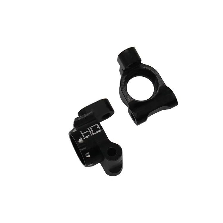 Hot Racing MTT2201 Black Alum Rear Hub Set w/ Oversize 4x8x3 Bearings Mini-T 2.0/Mini-B 2.0 Replace LOS214006, 2 Hubs+4 Bearings