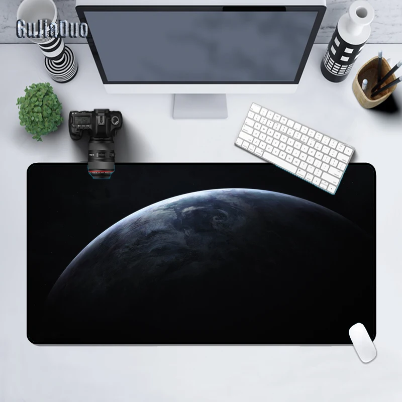 

40x90 Large Size Gamer Space Mouse Pad Natural Rubber Non-slip Waterproof Desk Mat Gaming Hoom Accessories Planet Table Pad Rug