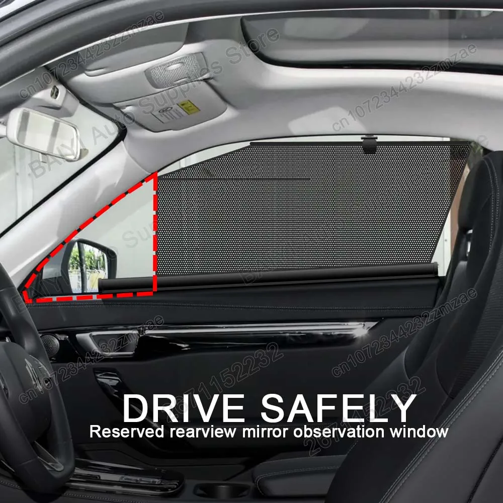 For Leapmotor S01 2019 Car Front Side Window Sunshade, Retractable Car Window Sunshade Visor Anti UV Protection Car Accessories