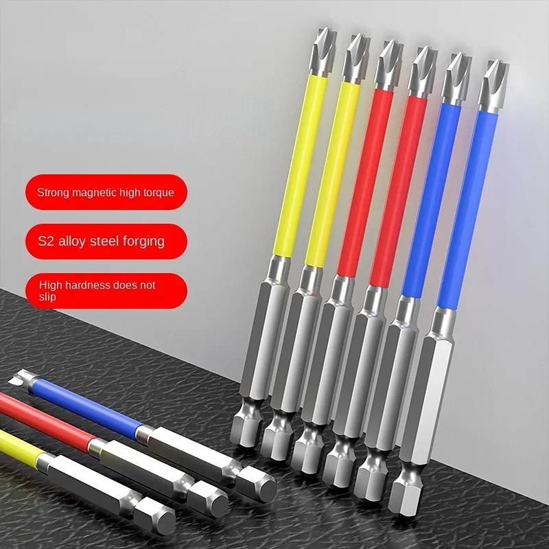 65mm 110mm Magnetic Special Slotted Cross Screwdriver Bit For Electrician FPH2 For Socket Switch Hand Tools dremel screwdriver