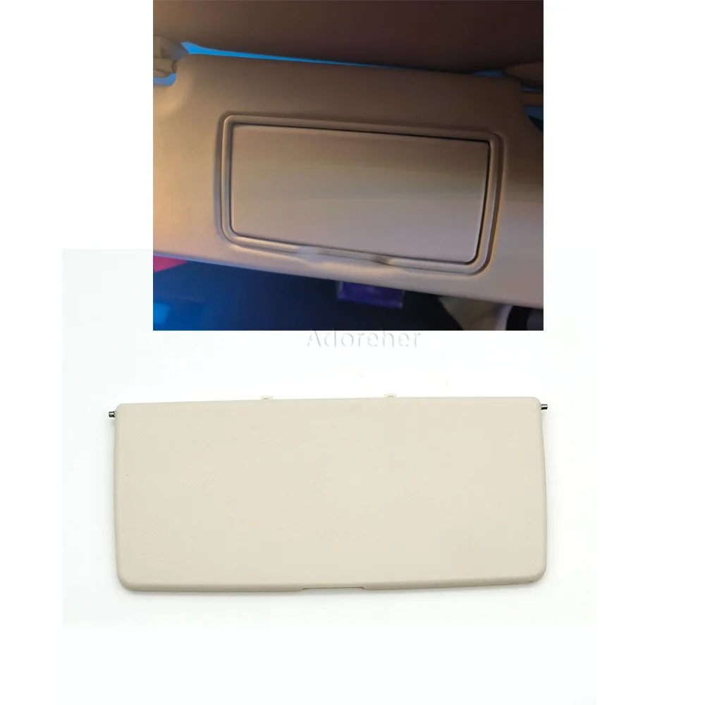 

1PC Beige Car Sun Visor Mirror Cover Sun Shield Passenger Front Side Sunshade for CRV CR-V 2007 - 2017 Accessories