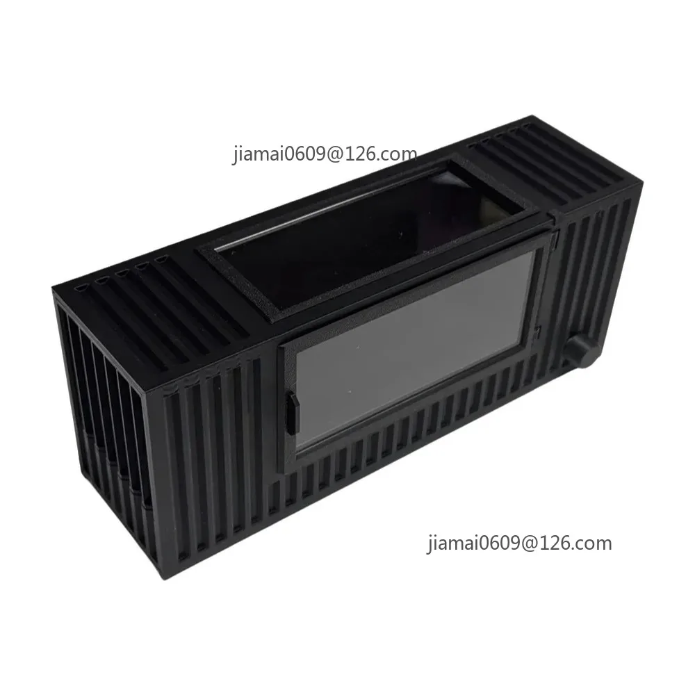 3D Printed Wind Tunnel Display Box with Water Mist & LED Lights Type-C for 1/64 1/43 Scale Model Car