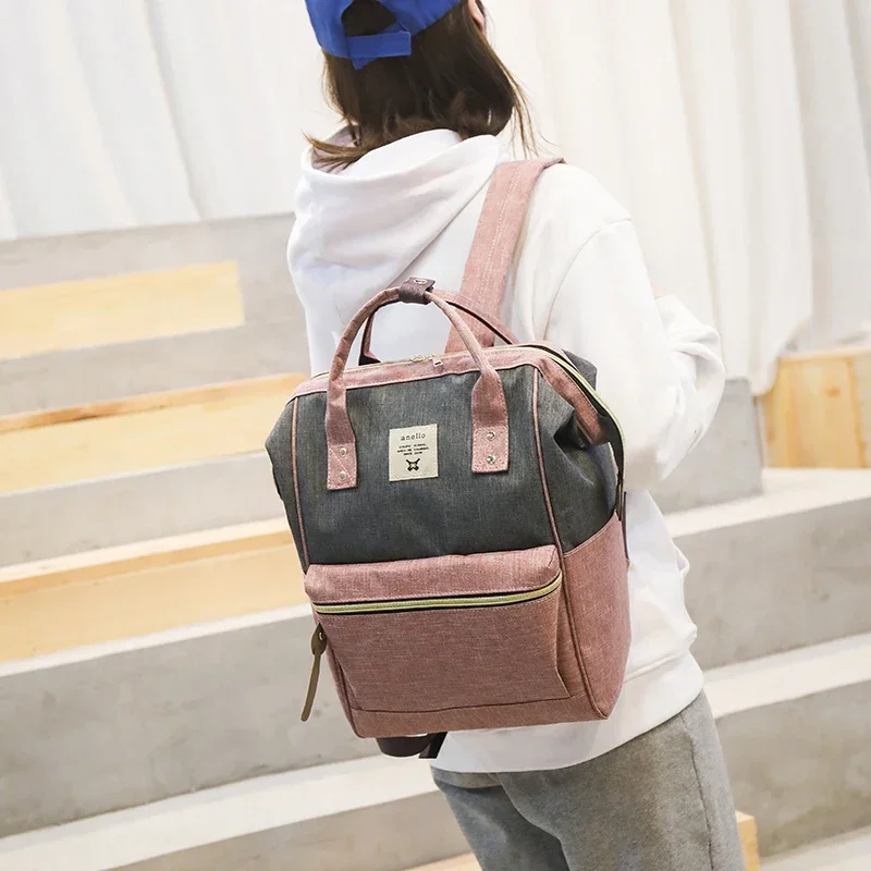 Korean Fashion Women Oxford Backpack Female College Student Campus Japanese School Bag Girls Large Capacity Outdoor Rucksack