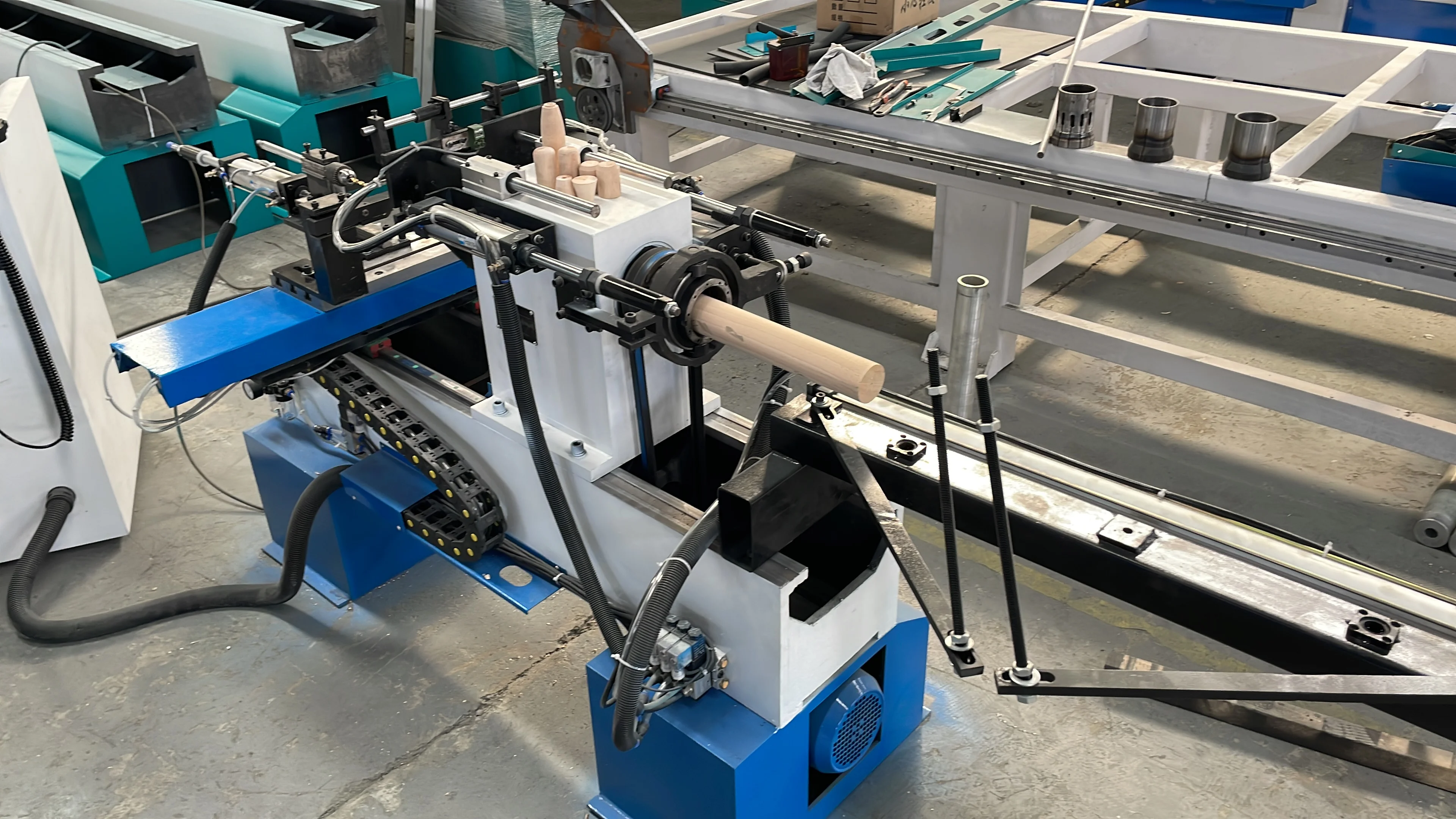Torno De Madeira Mini Wood Turning Copy Cnc Milling Smaller Woodworking Tornio Legno Drilling Duplicator Round Rod Machine Lathe