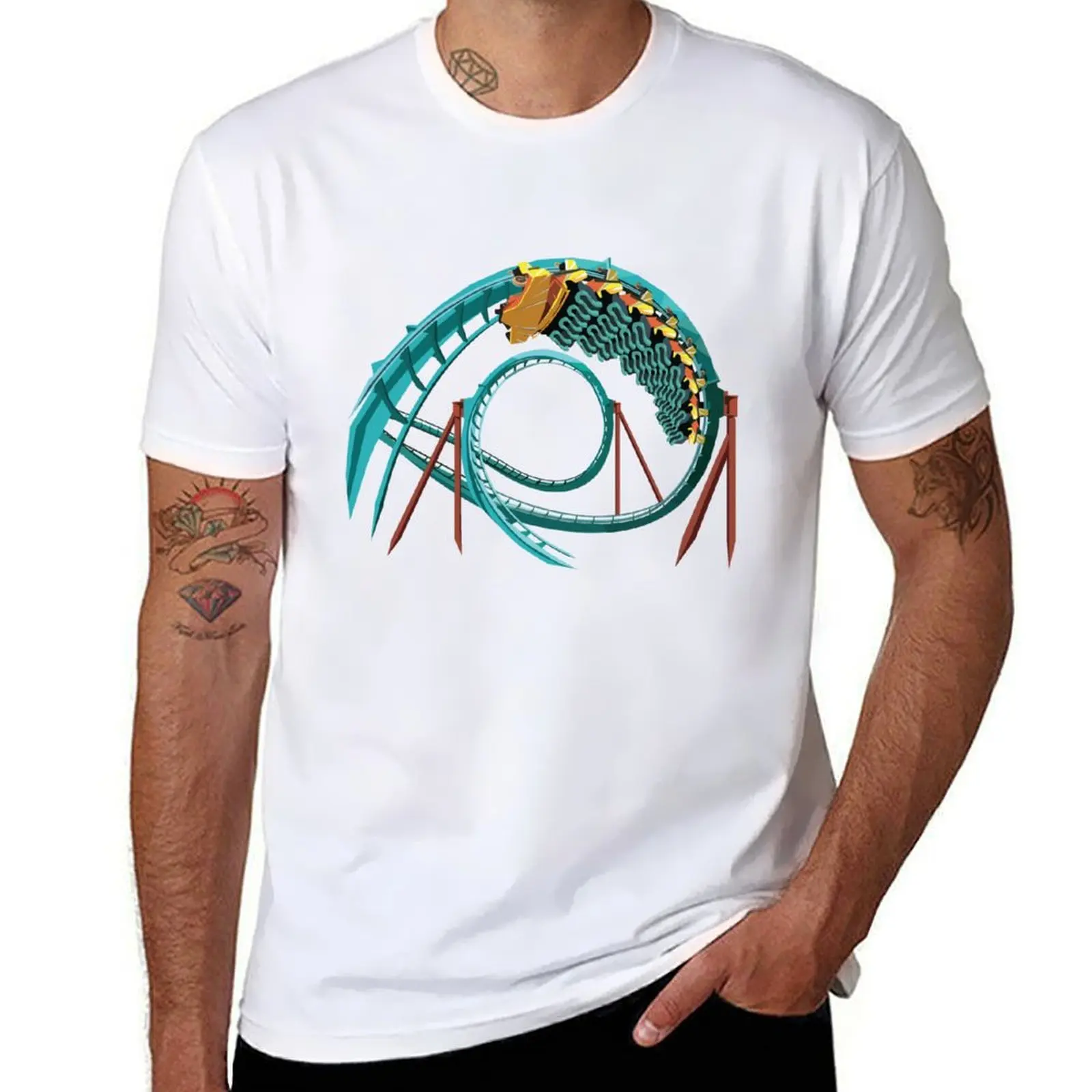 

Kumba B&M Sit Down Coaster - Busch Gardens Design T-Shirt t shirts for man cotton soft t shirts for man pack cotton T-Shirt