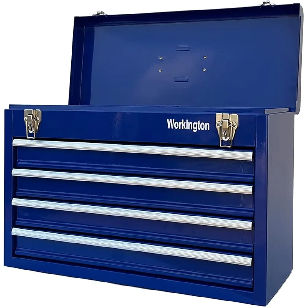 Workington Portable Metal Tool Chest with 4 Drawers, 20