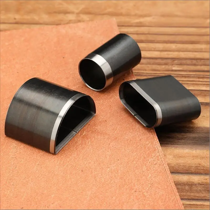 [6-piece Set High-speed Steel Straight Punch DIY Belt Belt Hole Opening Hole Punching Auxiliary Tool Flat Punch Die Leather Too