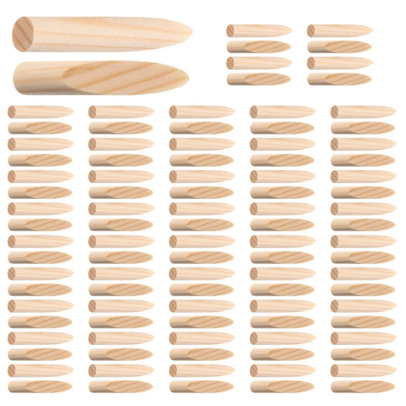 400 Packs Pocket Hole Plugs Solid Wood Dowels Pocket Hole Jig Paint Grade Wood Plugs Hardware Plugs Wooden Hole Filler