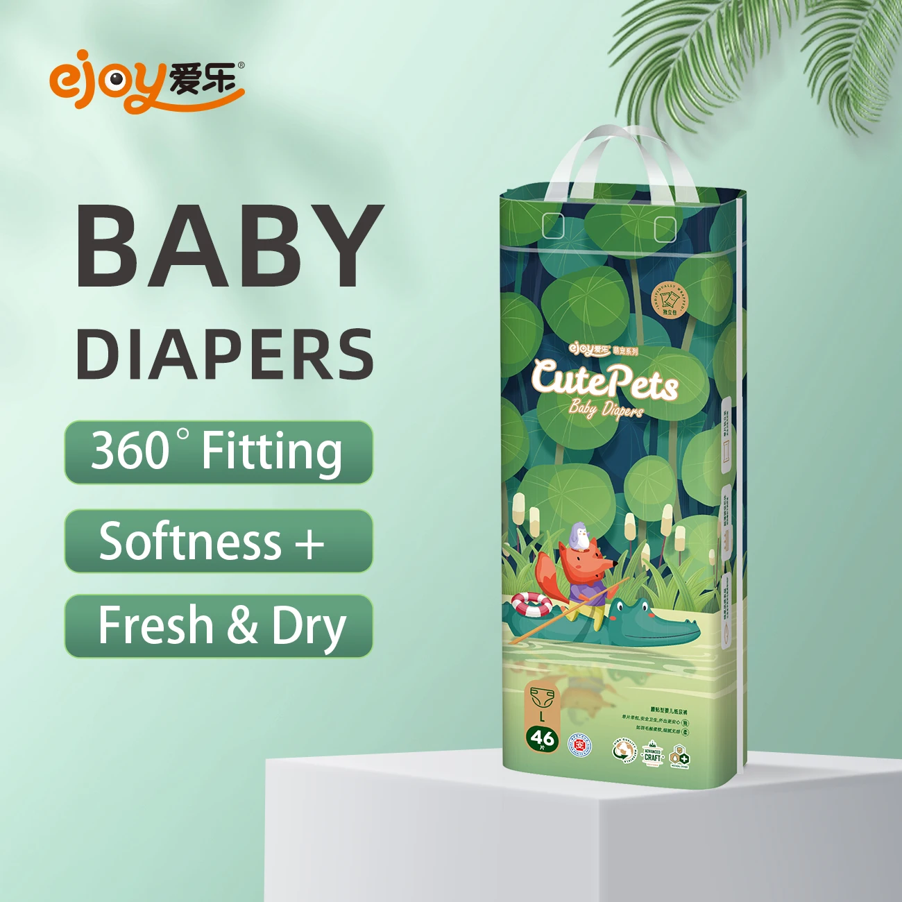 Leuke onafhankelijke babyluier voor huisdieren, veilig en hygiënisch, gemakkelijk mee te nemen