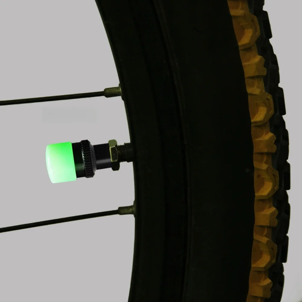 AV Valve Cap E-Bike Tyre Monitor For Scooter Maintenance Real-time Pressure Reading Two-color LED Indicator For Electric Bike