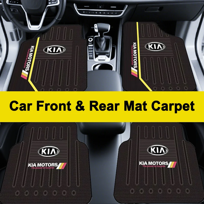 حصيرة أرضية السيارة، سجادة أرضية السيارة الأمامية والخلفية لكيا ريو K3 Ceed سبورتاج سيراتو سول سورينتو بيكانتو أوبتيما #5