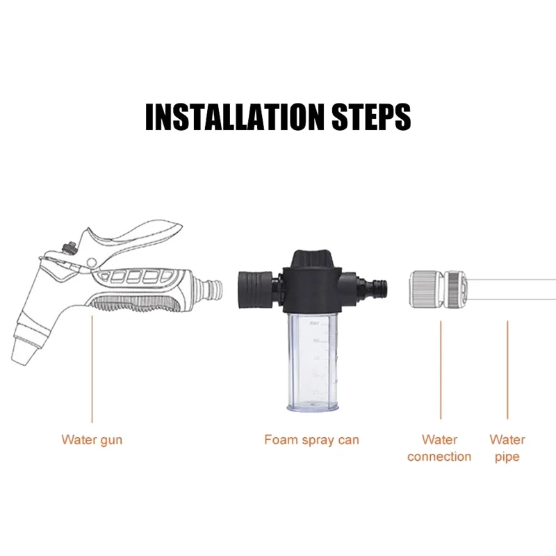 Car Washer Foamer One-Piece Foam Pot Car Washing Foamer 100Ml Foam Lance Clean Car Wash Pressure Washer