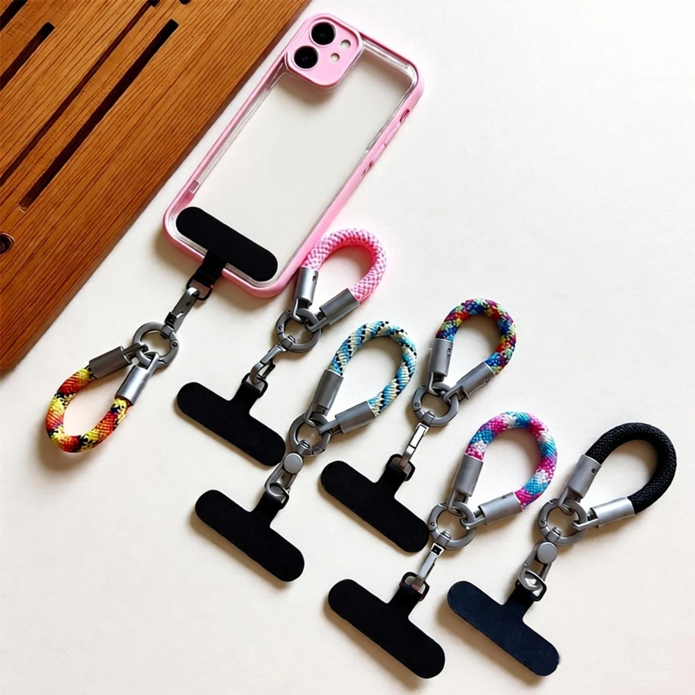 

Ring Buckle Mobile Phone Lanyard 360° Rotating Bidirectional Ring buckle Mini Finger Anti-loss Lanyard Pendant Thumb Lanyard