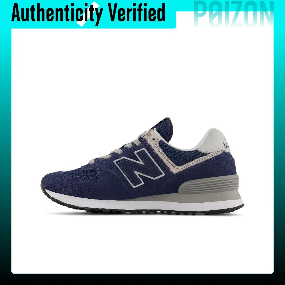 New Balance NB 574+ Running Shoes Women's Low-top Blue Gray WL574EVN