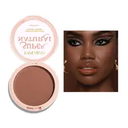 8 Color Matte Face Pressed Powder 24 Hours Oil Control Natural Setting Powder Foundation Full Coverage Waterproof Lasting Makeup