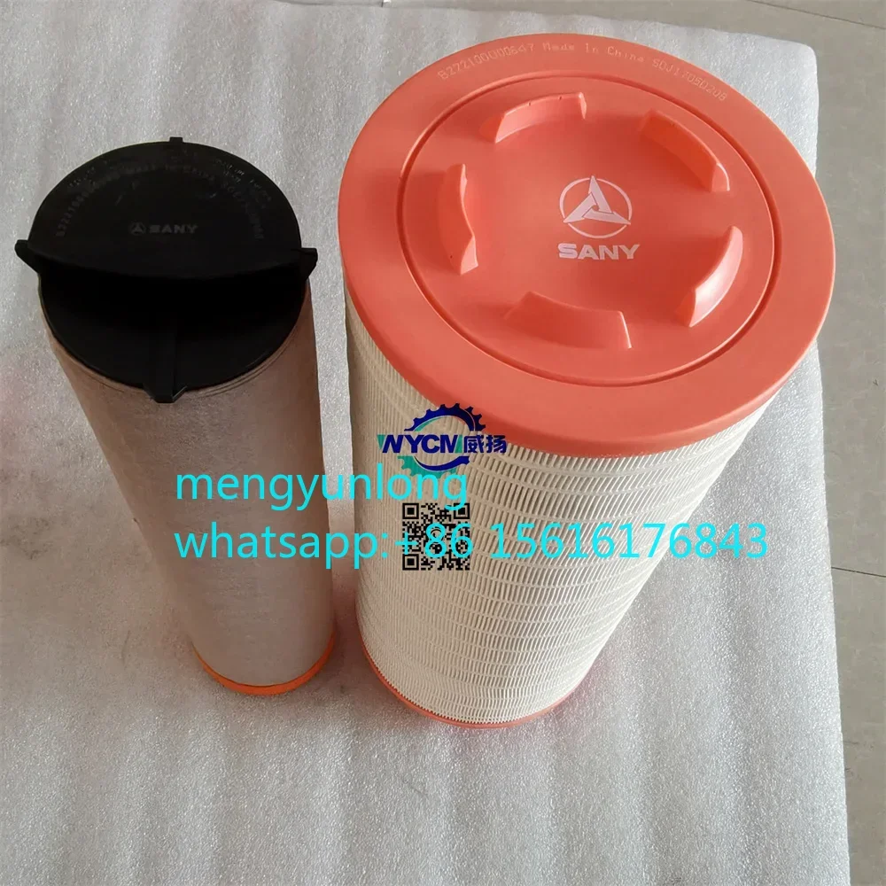 

Original Sany parts B222100000647 B222100000646 air filter for good quality