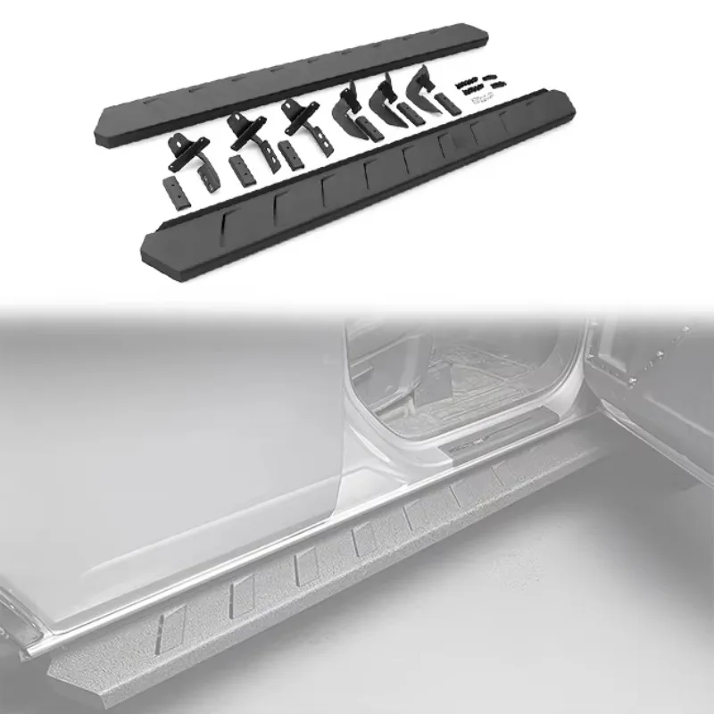 LUMA 2021-2024 For Ford Bronco 4-Door Raptor Accessories Off-Road Steel Side Steps Bar Running Boards
