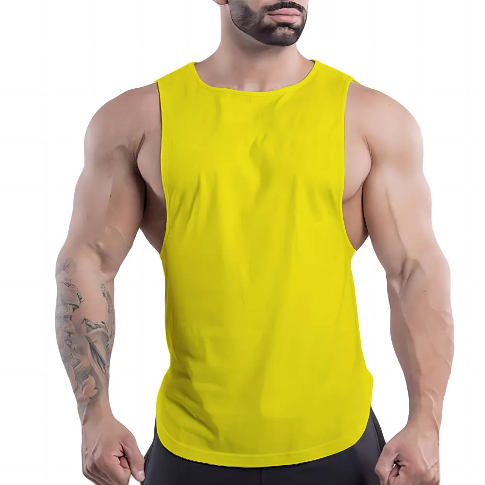 Cztery pory roku moda na co dzień dla dorosłych mężczyzn odzież sportowa Tank Top Outdoor Street Fitness szybkoschnący oddychający luźny Fugees