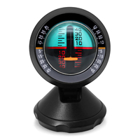 1Pc Car Inclinometer Slope Outdoor Measure Tool Vehicle Meter Accessories Slope Angle Car Meter Adjustable Level