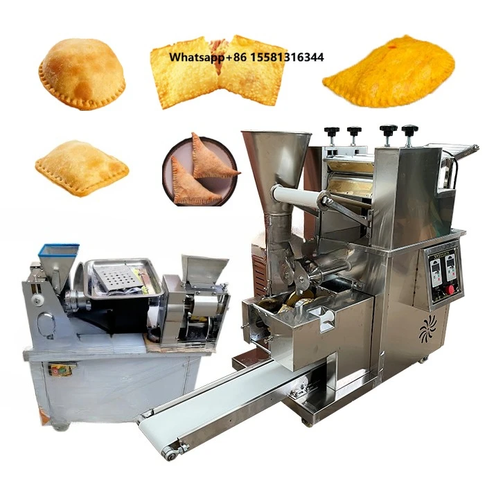 Meat Pie Samosa Machine Fully Automatic Making Maquina Para Empanadas Pierogi Dumpling Maker Pelmeni Jamaican Patty Machine Sale