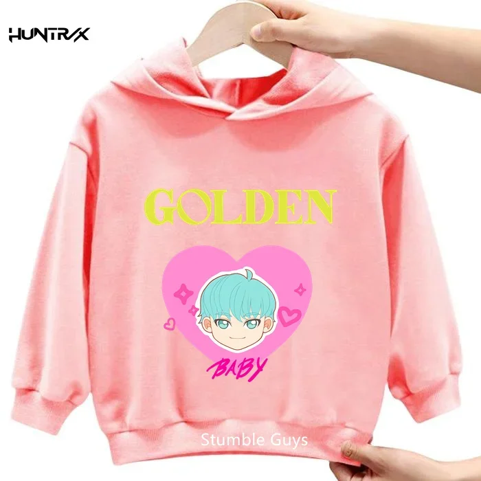 

Unisex New Movie Fantasy Kpop Hooded Sweatshirt, 3-14Y Casual Comfortable For Kids' Daily Life & Activities​