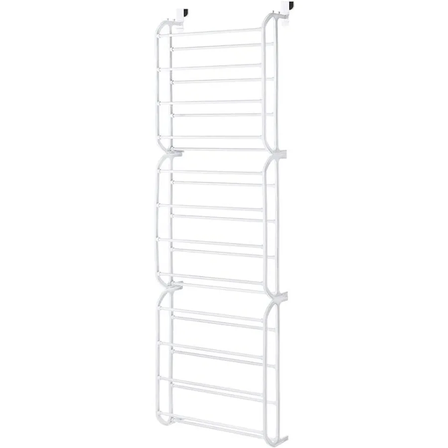 

Over The Door Shoe Rack 36 Pair White