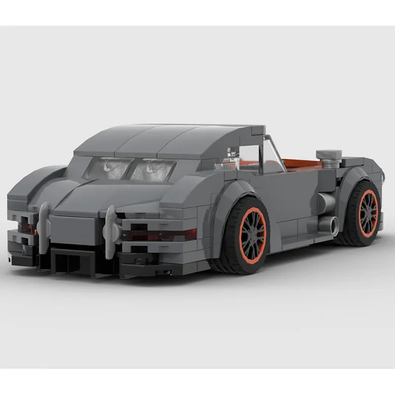 312 pçs MOC-221346 carro criativo velocidade campeões super corrida f1 veículo modelo bloco de construção corrida tijolo técnico presente natal